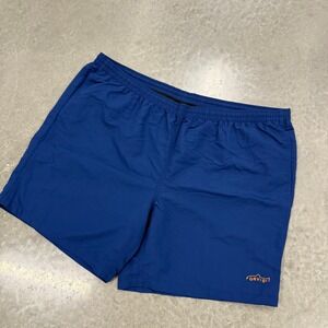 Orvis Mens Swim Trunks XXL Royal Blue Mesh Lined Board Shorts Pockets Logo